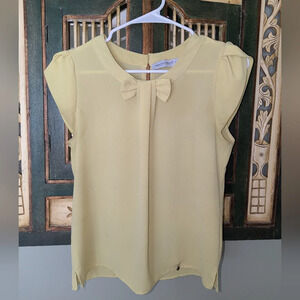 Rinascimento yellow blouse - size small